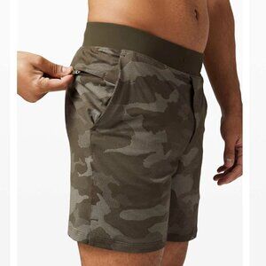 lululemon athletica Camo Athletic Shorts - Olive